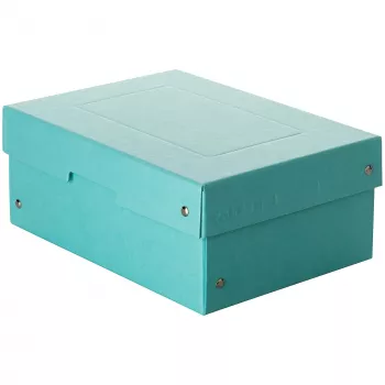 FALKEN PURE dokumentų laikymo dėžė 1250 lapų pastelinė mėlyna 18.0 x 25.0 x 10.0 cm