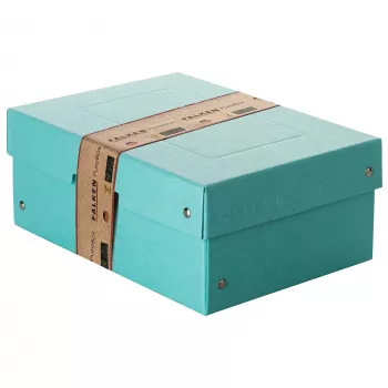 FALKEN PURE dokumentų laikymo dėžė 1250 lapų pastelinė mėlyna 18.0 x 25.0 x 10.0 cm