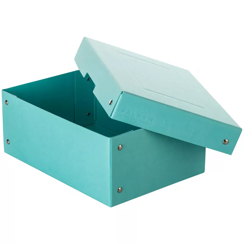 FALKEN PURE dokumentų laikymo dėžė 1250 lapų pastelinė mėlyna 18.0 x 25.0 x 10.0 cm