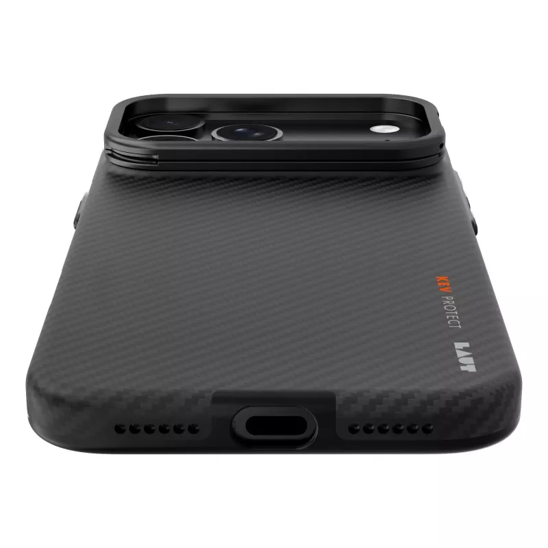 Laut Kev Protect – dėklas iPhone 18 Pro Max / 17 Pro Max, suderinamas su MagSafe (juodas)