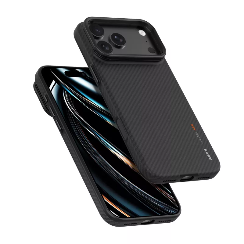 Laut Kev Protect – dėklas iPhone 18 Pro Max / 17 Pro Max, suderinamas su MagSafe (juodas)