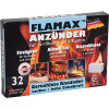 Flamax parafininės ugnies įžiebimo kubeliai, 32 vnt. (1318113)