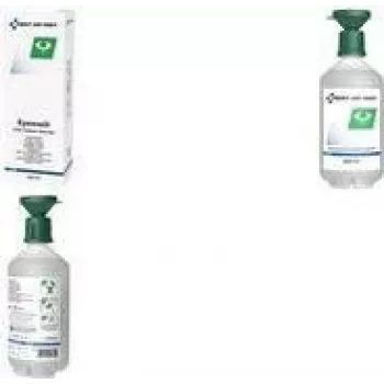 FIRST AID ONLY žaizdų ir akių plovimo buteliukas, 500 ml, sterilus fiziologinis tirpalas 0,9%