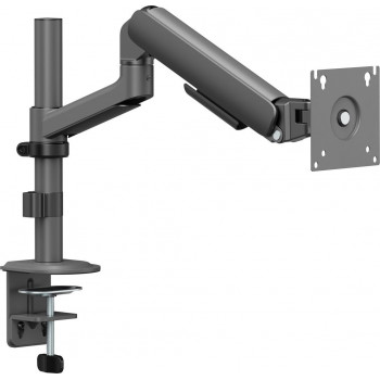 Secomp STANDARD monitoriaus laikiklis tvirtinimui prie stulpo, mechaninė spyruoklė, 17–32 inch, maks. 10 kg, juodas