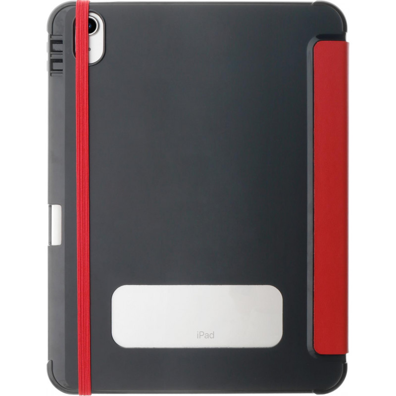 OtterBox React Series itin plonas atlenkiamas dėklas Apple iPad 10.9 inch (10-oji karta) - juodas/raudonas