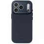 Decoded Leather Backcover – odinis dėklas iPhone 18 Pro Max / 17 Pro Max su MagSafe (vidurnakčio spalvos)