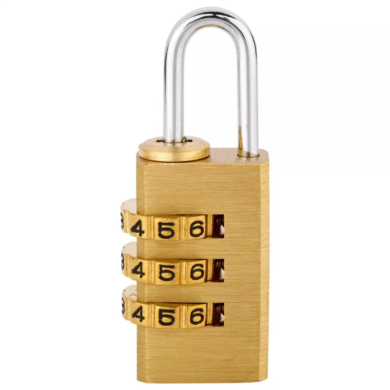 Burg-Wächter Combi-Lock 80 15M kodinė pakabinama spyna, auksinė