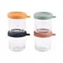 Beaba stiklinių indelių su dangteliu rinkinys 4 x 250 ml Sunrise