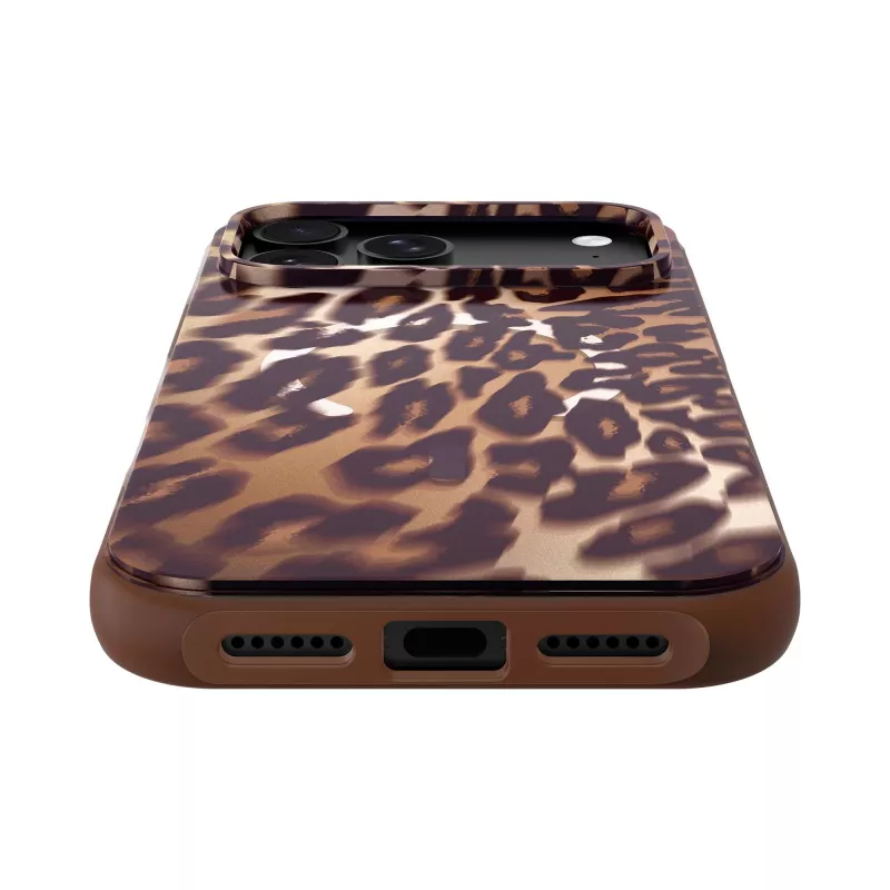 Laut Huex Wave dėklas, skirtas iPhone 18 Pro / 17 Pro, MagSafe, Mocha Leopard