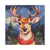 PAPSTAR Kalėdinio motyvo servetėlės Reindeer 330 x 330 mm, spausdintos, 1/4 lankstymo, 3 sluoksnių