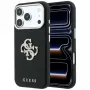 Guess Smooth & Big Strass Logo dėklas iPhone 18 Pro / 17 Pro, juodas