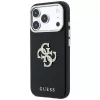 Guess Smooth & Big Strass Logo dėklas iPhone 18 Pro / 17 Pro, juodas