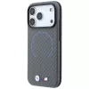 BMW M anglies pluošto rašto „MagSafe“ dėklas „iPhone 18 Pro Max“ / „17 Pro Max“, antracito
