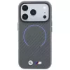 BMW M anglies pluošto rašto „MagSafe“ dėklas „iPhone 18 Pro Max“ / „17 Pro Max“, antracito
