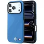 BMW M Tire Track metalinio logotipo MagSafe dėklas iPhone 18 Pro Max / 17 Pro Max, mėlynas