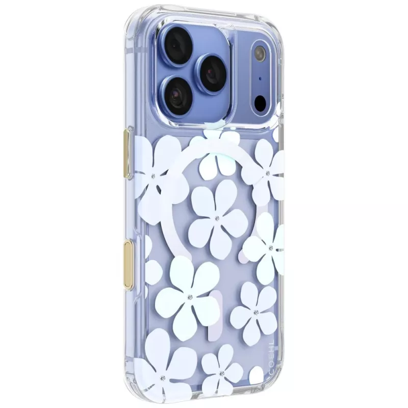 UNIQ Coehl Mila dėklas iPhone 18 Pro / 17 Pro, magnetinis įkrovimas, mėlynas