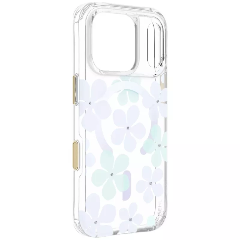 UNIQ Coehl Mila dėklas iPhone 18 Pro / 17 Pro, magnetinis įkrovimas, mėlynas