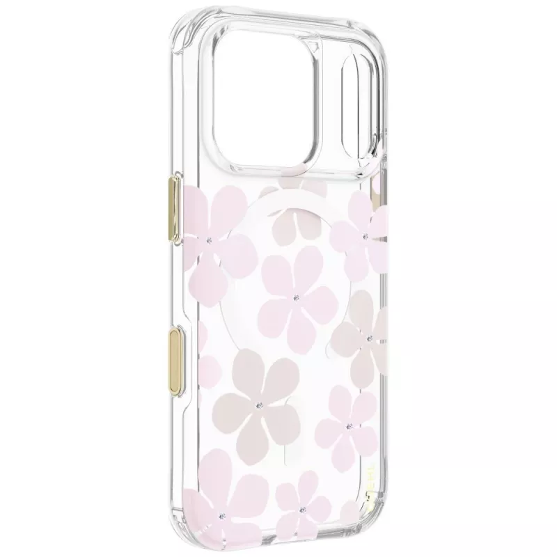 UNIQ Coehl Mila dėklas iPhone 18 Pro / 17 Pro, magnetinis įkrovimas, rožinis