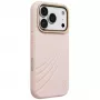 UNIQ Coehl Serina dėklas iPhone 18 Pro / 17 Pro, magnetinis įkrovimas, rožinis