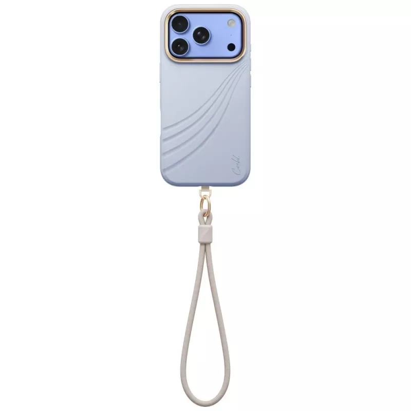 UNIQ Coehl Serina dėklas iPhone 18 Pro / 17 Pro, magnetinis įkrovimas, mėlynas