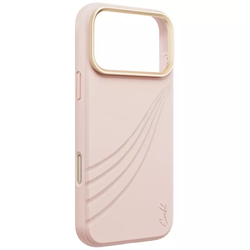 UNIQ Coehl Serina dėklas iPhone 18 Pro Max / 17 Pro Max, magnetinis įkrovimas, rožinis