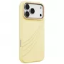 UNIQ Coehl Serina dėklas, skirtas iPhone 18 Pro Max / 17 Pro Max, magnetinis įkrovimas, geltonas