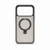Evelatus Shield dėklas su MagSafe ir stovu, skirtas Apple iPhone 18 Pro Max, matinis žiedas, dūminė pilka