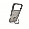 Evelatus Shield dėklas su MagSafe ir stovu, skirtas Apple iPhone 18 Pro Max, matinis žiedas, dūminė pilka