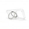 Evelatus Hybrid MagSafe dėklas su 360 metaliniu stovu, skirtas Apple iPhone 18 Pro, PC+TPU, permatomas