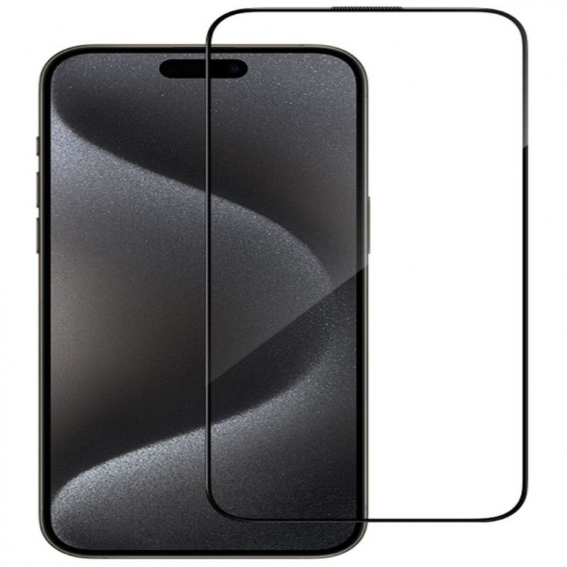 Connect 2.5D Full Cover antistatinis apsauginis ekrano stiklas Apple iPhone 16