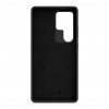 Evelatus Samsung Galaxy S23 Ultra Premium magnetinis švelnaus prisilietimo silikoninis dėklas, juodas