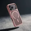 Crong Matte Magnetic MagSafe dėklas iPhone 18 Pro / 17 Pro, rožinis
