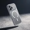 Crong Matte Magnetic MagSafe dėklas iPhone 18 Pro Max / 17 Pro Max, baltas
