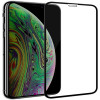 Evelatus Anti-Blue 2.5D Full Cover antistatinė grūdinto stiklo ekrano apsauga su mėlynos šviesos filtru, skirta Apple iPhone X/XS/11 Pro (Japan Glue)