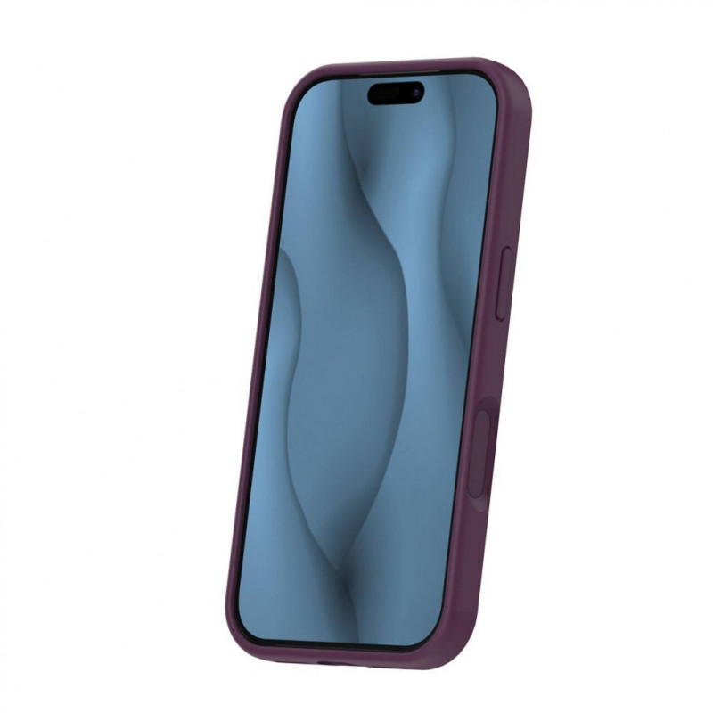 TFO Silicone Thin Mag dėklas, skirtas iPhone 17 Pro / iPhone 18 Pro 6.3 inch, tamsiai vyšninis
