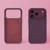 TFO Silicone Thin Mag dėklas, skirtas iPhone 17 Pro / iPhone 18 Pro 6.3 inch, tamsiai vyšninis