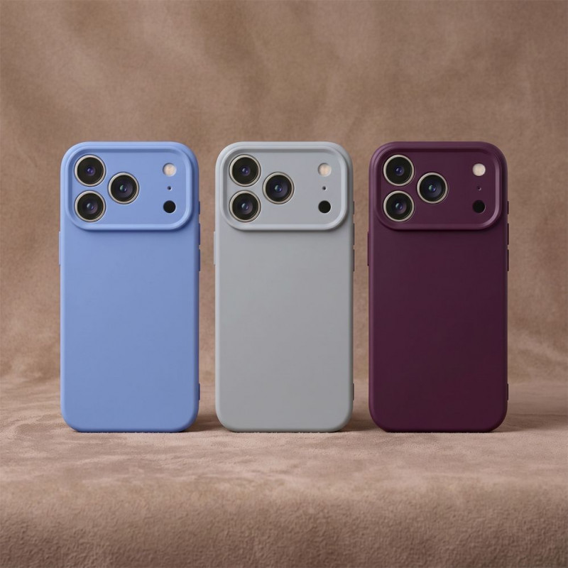 TFO silikoninis dėklas, skirtas iPhone 17 Pro Max 6.9 / 18 Pro Max 6.9, dangaus mėlynos spalvos