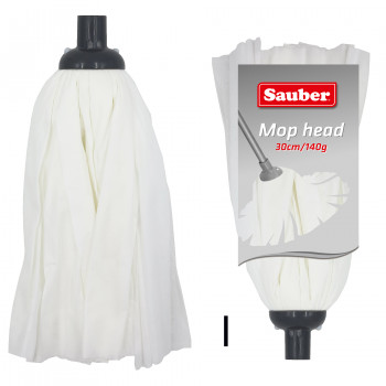 Sauber keičiama šluostės galvutė viskozė/poliesteris 140g/30cm