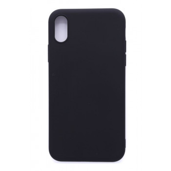 Evelatus „Apple iPhone X/Xs“ nano silikono dėklas „Soft Touch“ TPU juodas