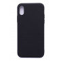 Evelatus „Apple iPhone X/Xs“ nano silikono dėklas „Soft Touch“ TPU juodas