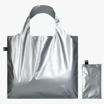 LOQI Metallic krepšys – sidabrinis