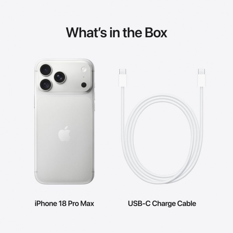 Apple iPhone 18 Pro Max 2TB sidabrinis