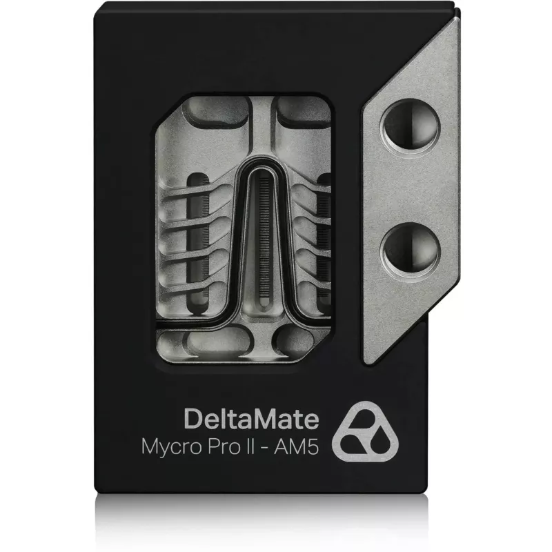 Thermal Grizzly DeltaMate MPII CPU vandens blokas, AM5, juodas/sidabrinis