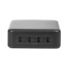 Logilink USB-C stalinis įkroviklis, 240 W, GaN, 4 prievadų, 4x USB-C (PD), juodas