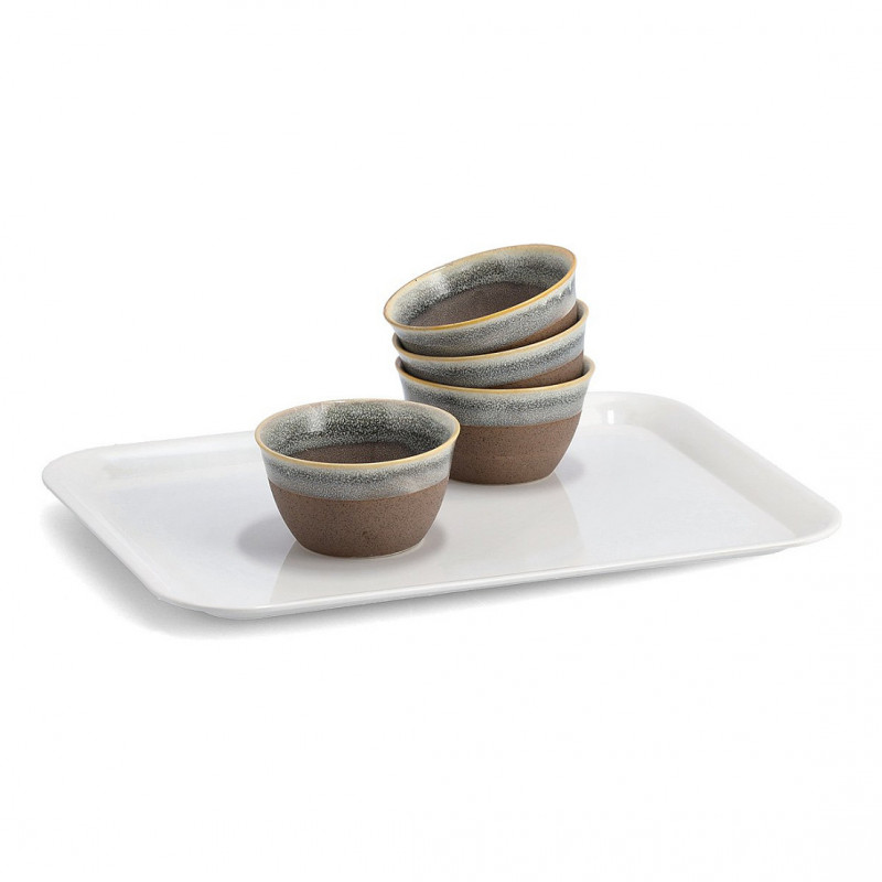 Zeller 26693 melamino padėklas, baltas, 24 x 18 cm