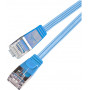 Wirewin Slim Cat6 U/FTP komutacinis kabelis RJ45, 0,5 m, mėlynas