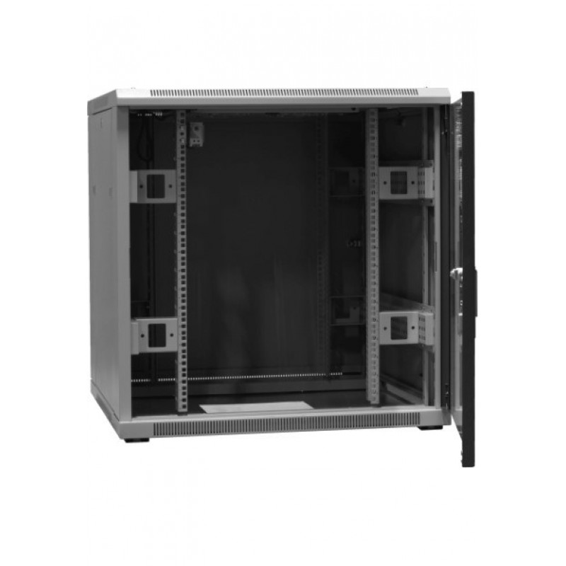 EmiterNet Top laisvai pastatoma karkasinė serverių spinta 16U, metalinės/stiklinės durys, 800 x 800 x 820 mm (EM/SH05D-8816-SH0)