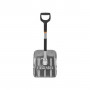 Fiskars 1000740 sniego kastuvas, aliuminis/plastikas, juodas/pilkas/oranžinis