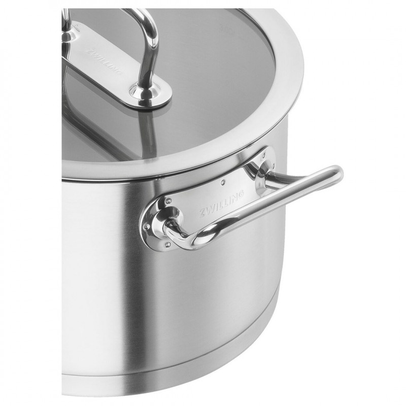 ZWILLING Pro apvalus 3,5 l sidabrinis puodas