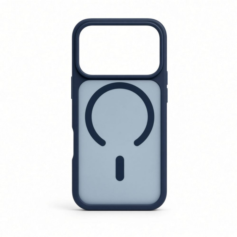Evelatus Silver-Shield Skin Feel 2-in-1 MagSafe dėklas, skirtas Apple iPhone 18 Pro, tamsiai mėlynas